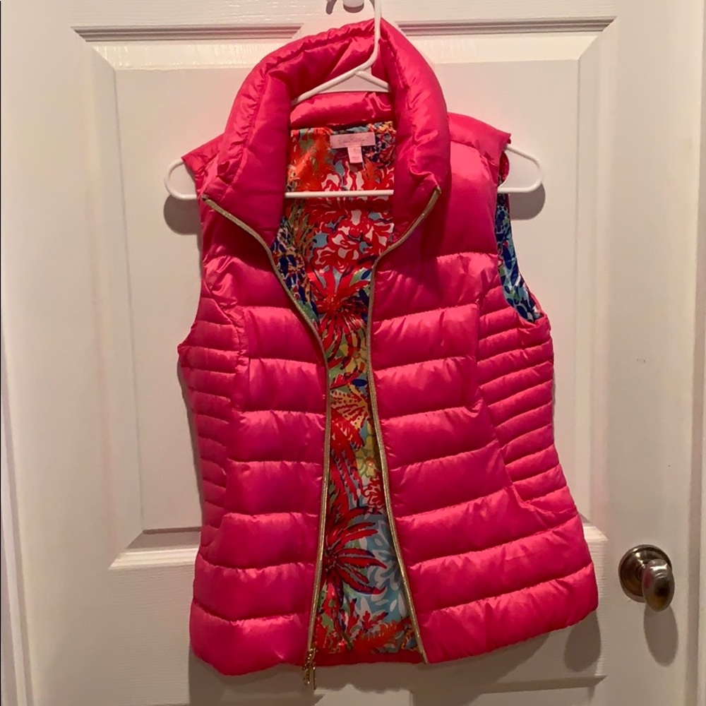 Lilly Pulitzer Pink Vest • Size S